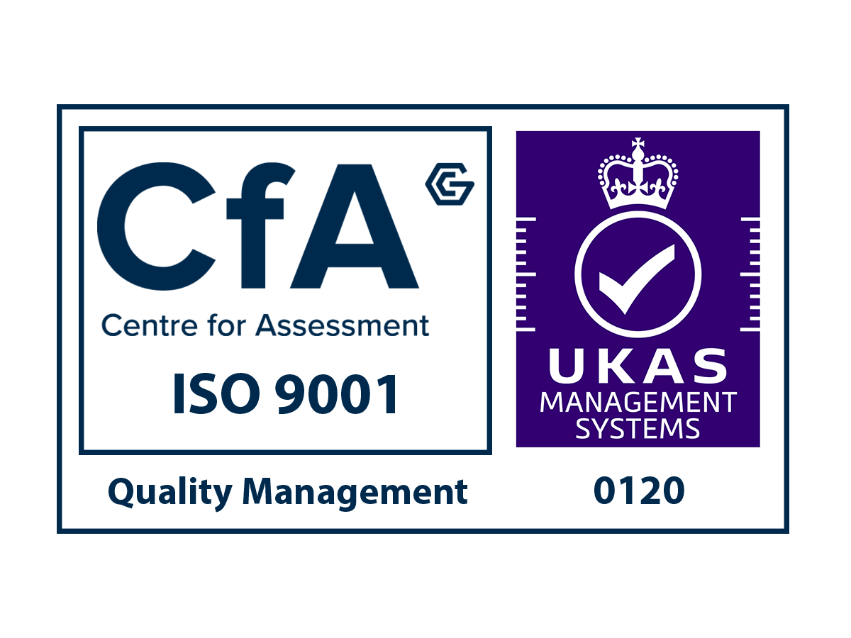 CFA Centre for Assessment ISO 9001 | Quality Management 0120 | UKAS Management Systems